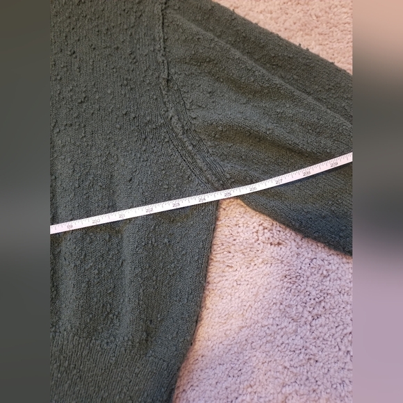 Free People Found My Friend Cardi Size M Green - Picture 9 of 10